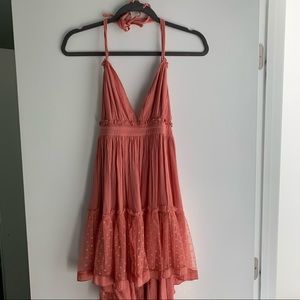 Tie Halter Summer Dress